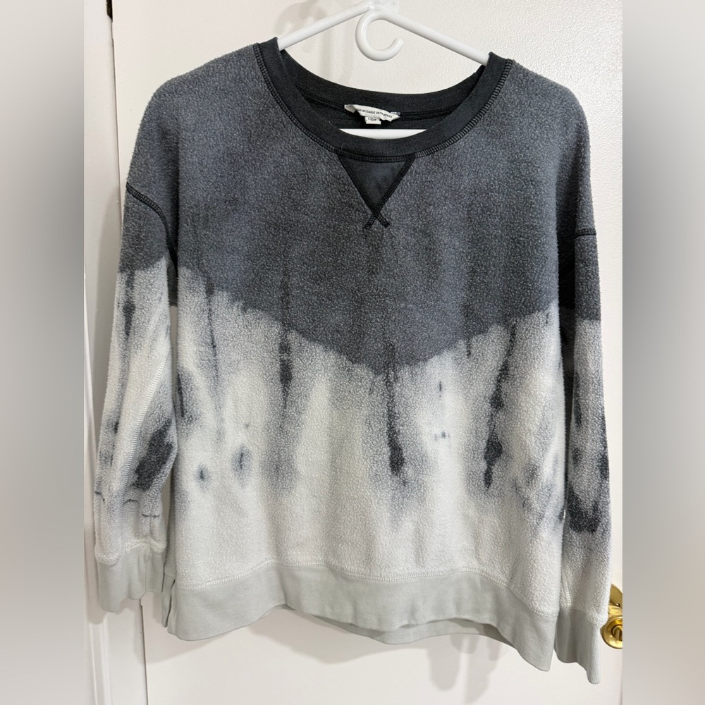 American Eagle Outfitters Charcoal Knit Top